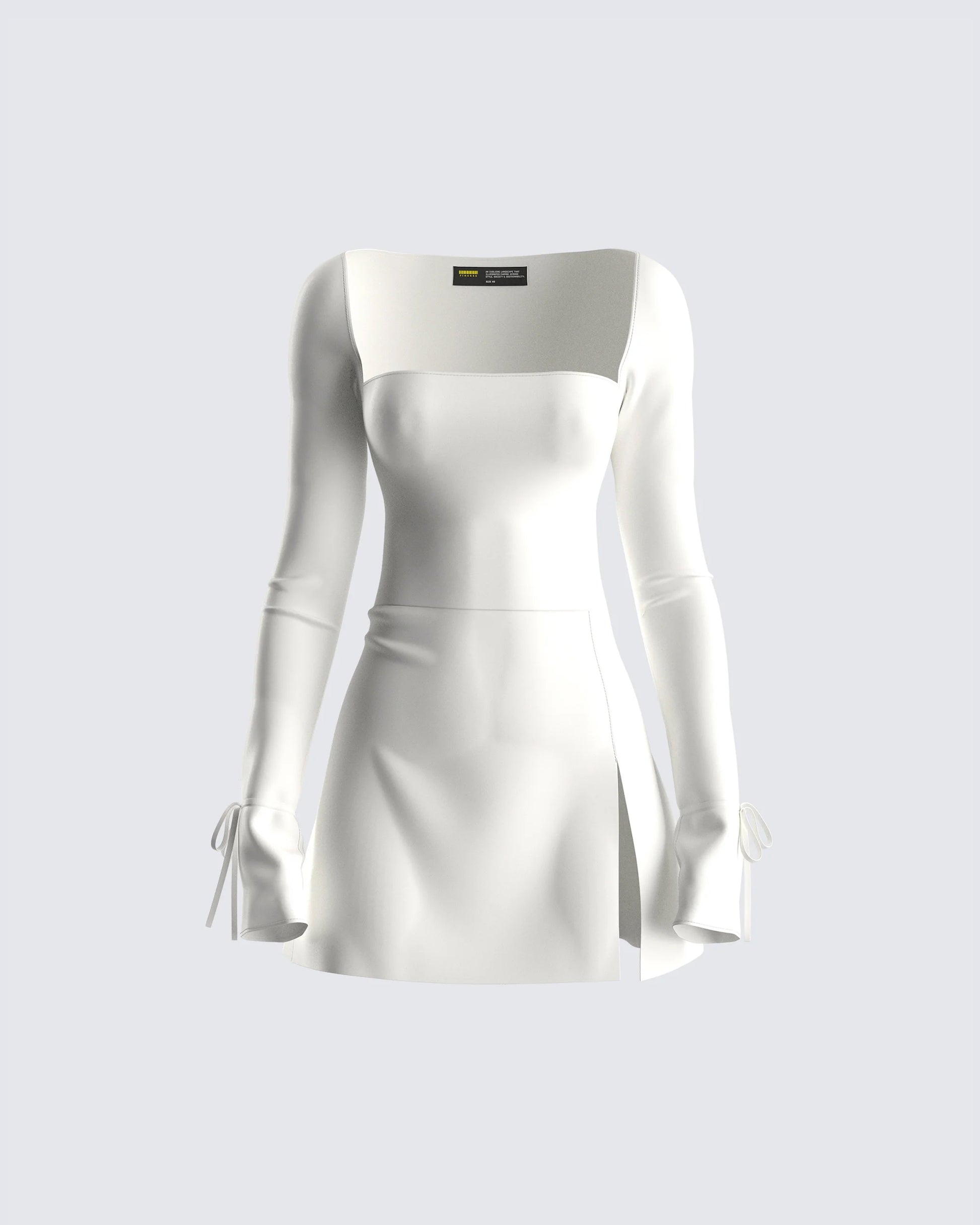 Kesia Ivory Mini Dress 3d product front