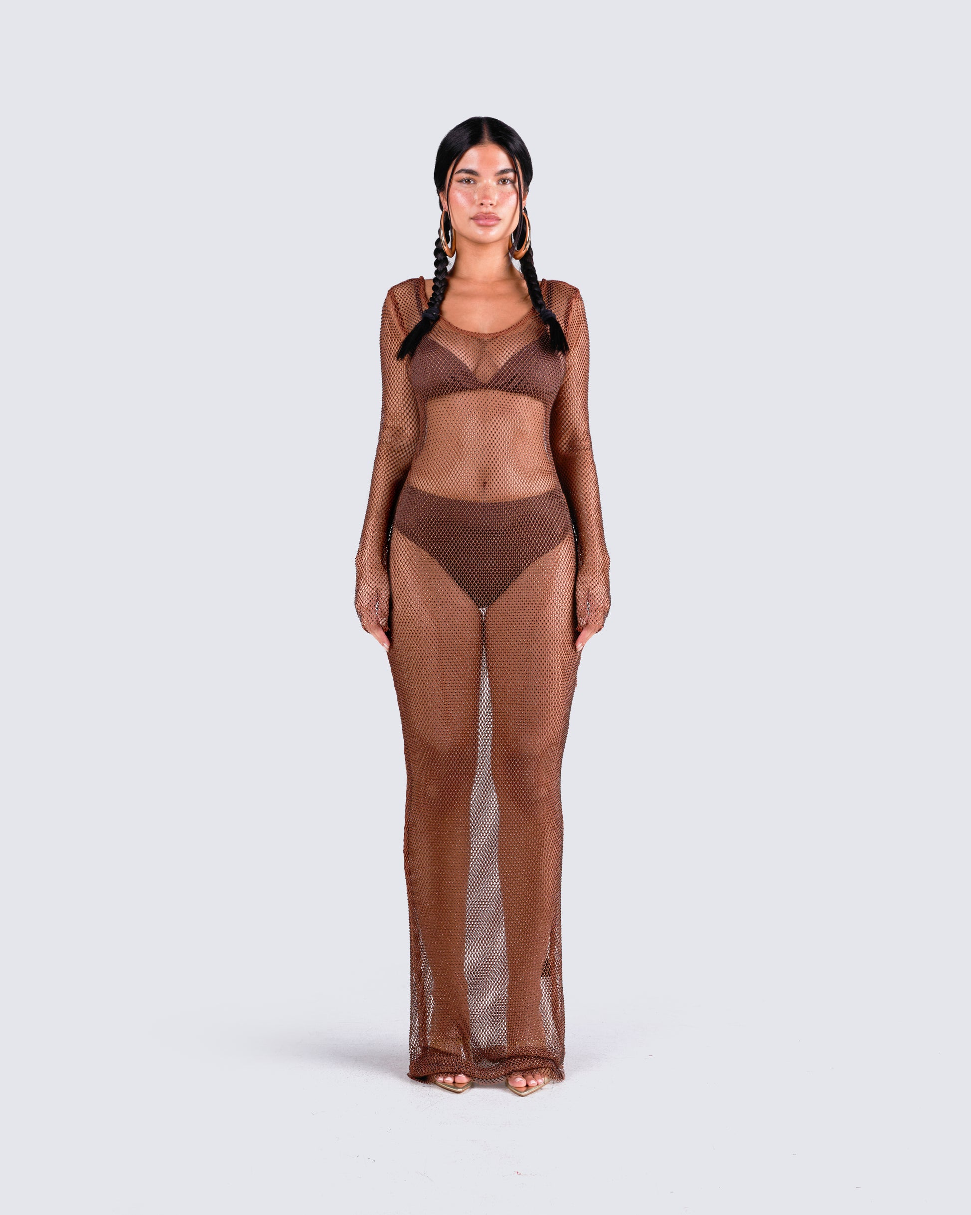 Ewa Rhinestone Set model front