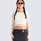 Esperanza Ivory Lace Top model front