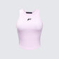 Enid Pink Scoop Hem Tank Top product front