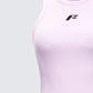 Enid Pink Scoop Hem Tank Top