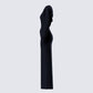 Morwena Black Off Shoulder Maxi Dress