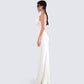 Sana Ivory Cowl Maxi Dress