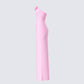 Veida Pink Flower Applique Dress