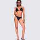 Halsey Black Bikini Set