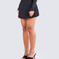 Meera Black High Waisted Skirt
