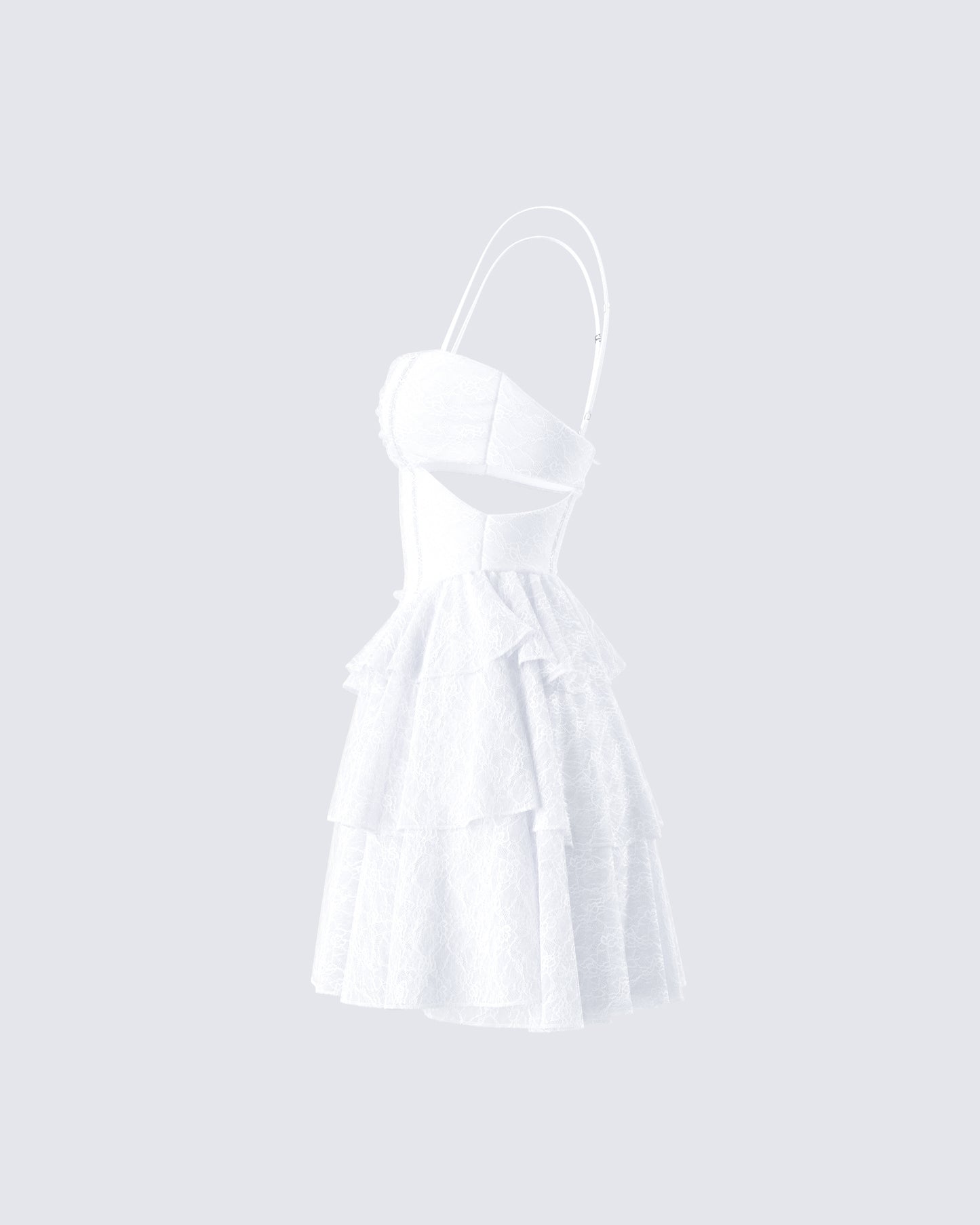 Alicia White Lace Mini Dress