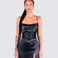 Lerata Black Sequin Corset Top model front