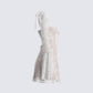 Kavita Ivory Lace Mini Dress