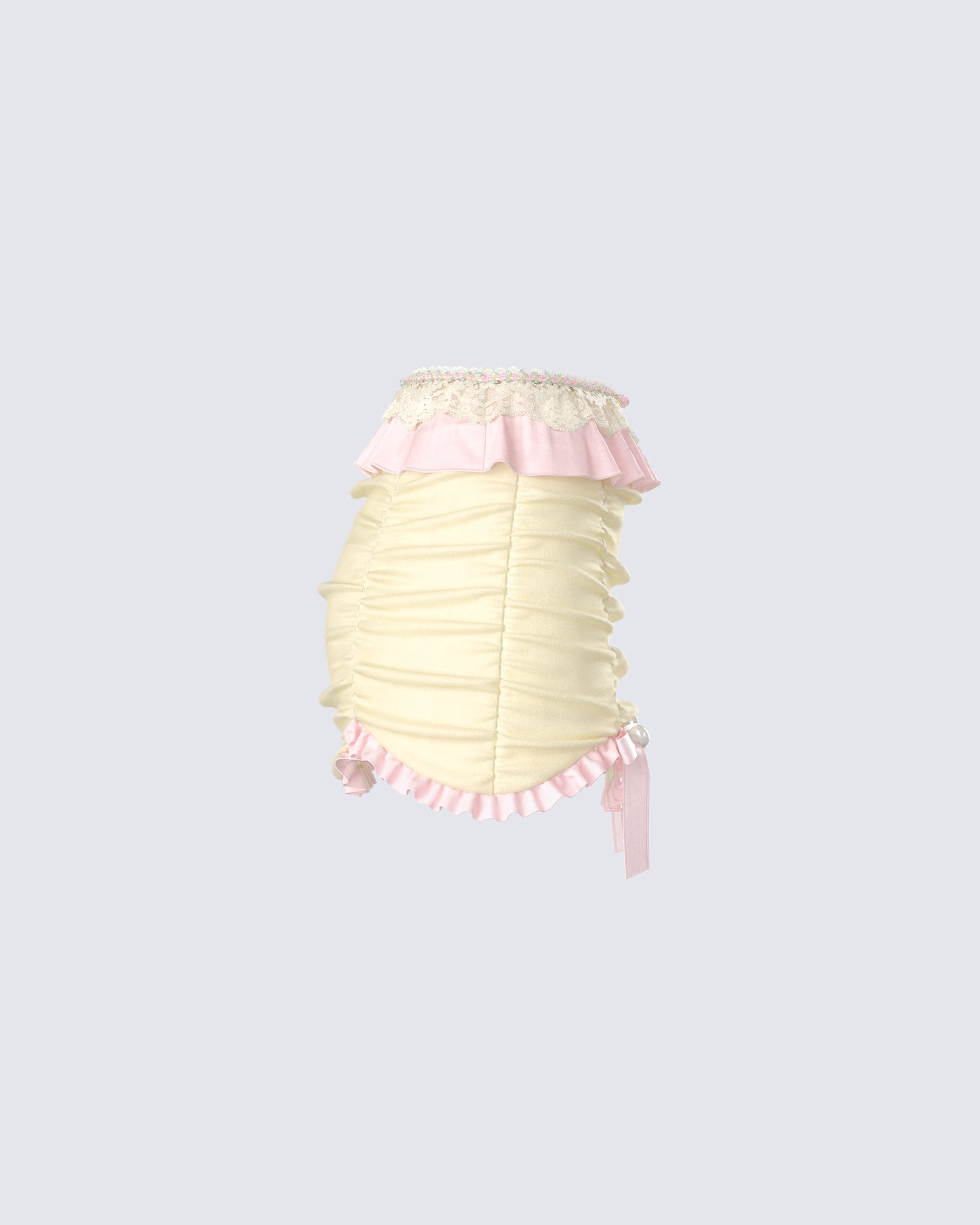 Sofia Pastel Ruffle Mini Skirt