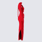 Gabrielle Red Jersey Midi Dress