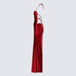 Koa Red Metallic Gown