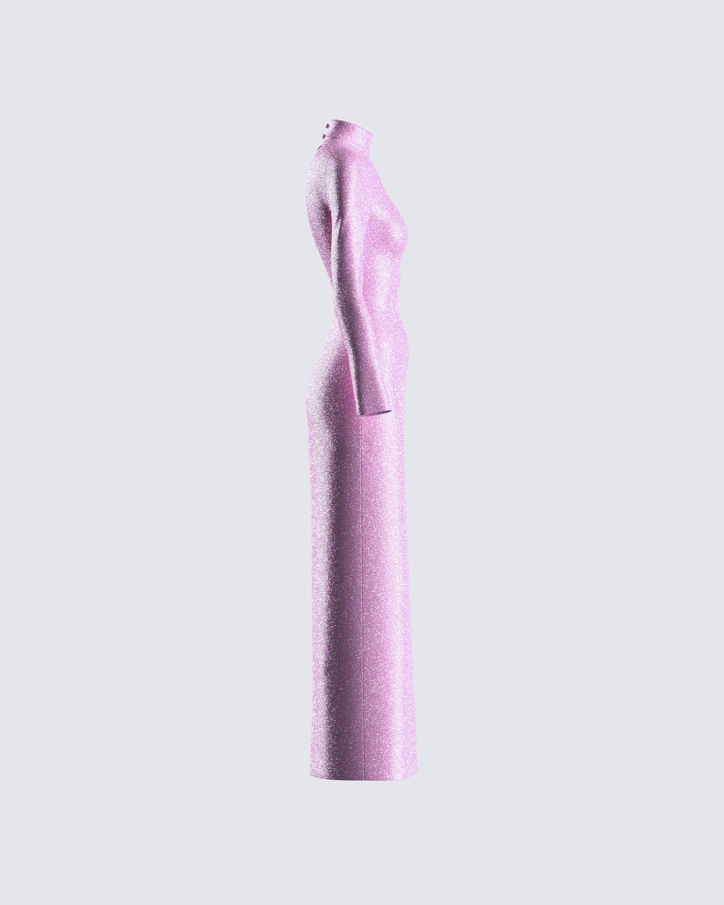 Sy Pink Shimmer Knit Maxi Dress