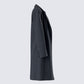 Mackenzie Black Longline Coat