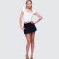 Levi White Pleated Set 