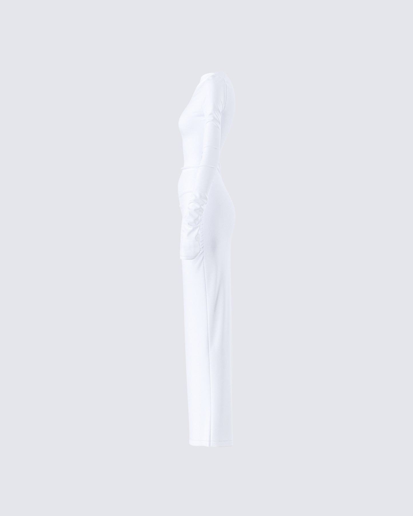 Kiandra White Off Shoulder Maxi Dress