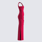 Prue Red Jersey One Shoulder Dress