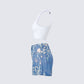 Thea Floral Denim Set