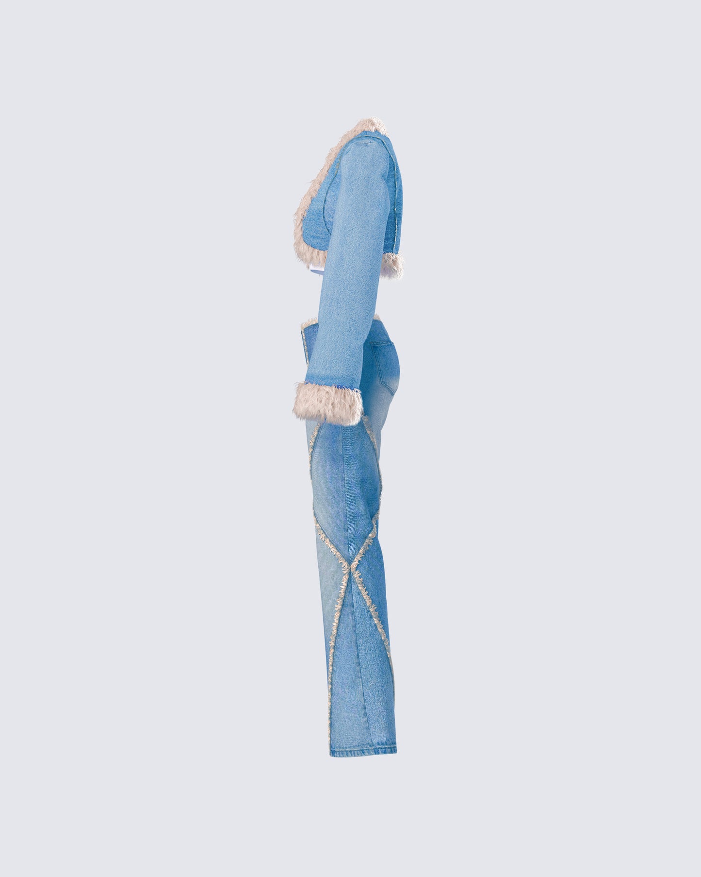 Kaiana Blue Denim Y2K Set