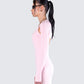 Rai Pink Rib Knit Shrug