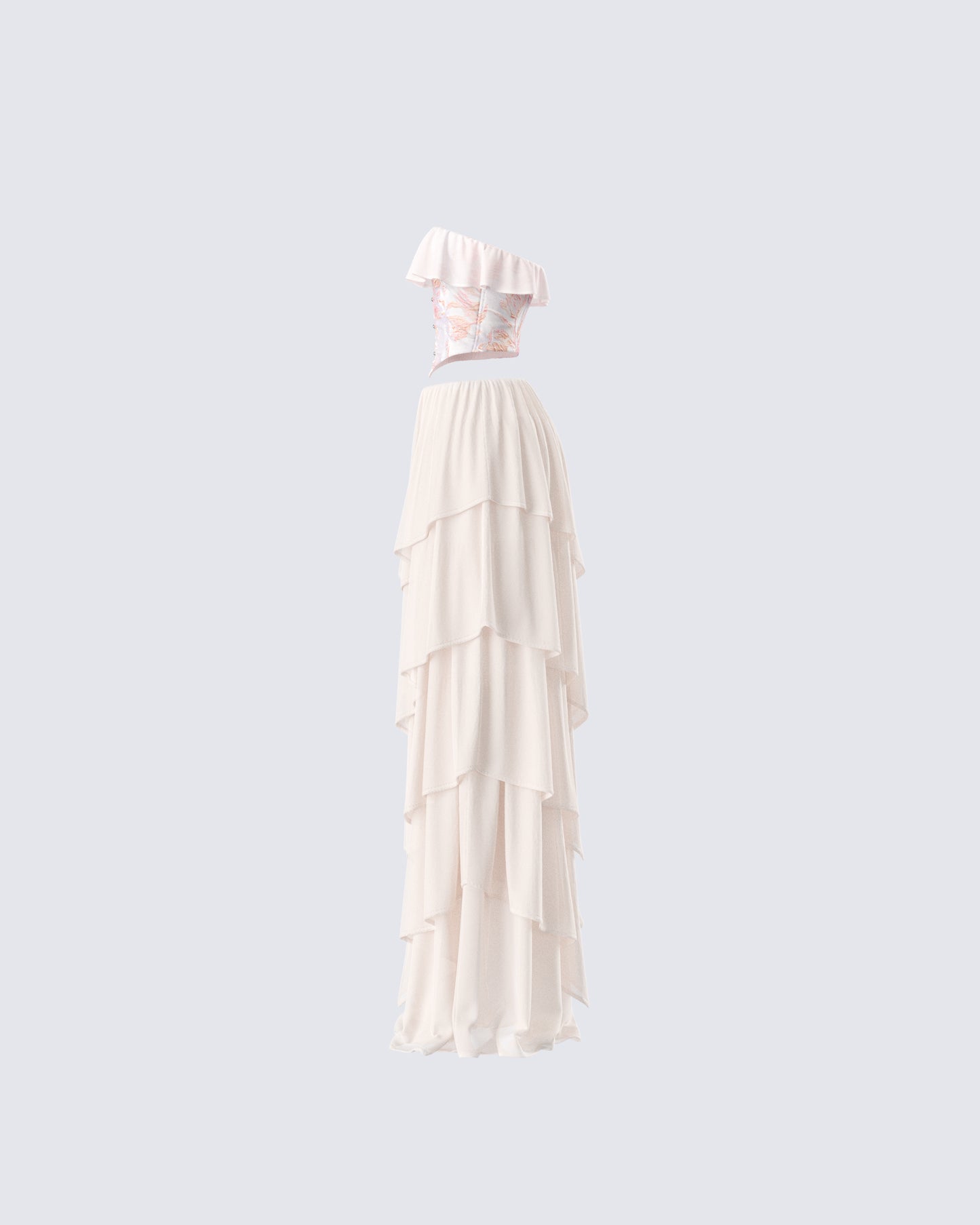 Zana Cream Ruffle Set