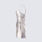 Melody Renaissance Print Mini Dress