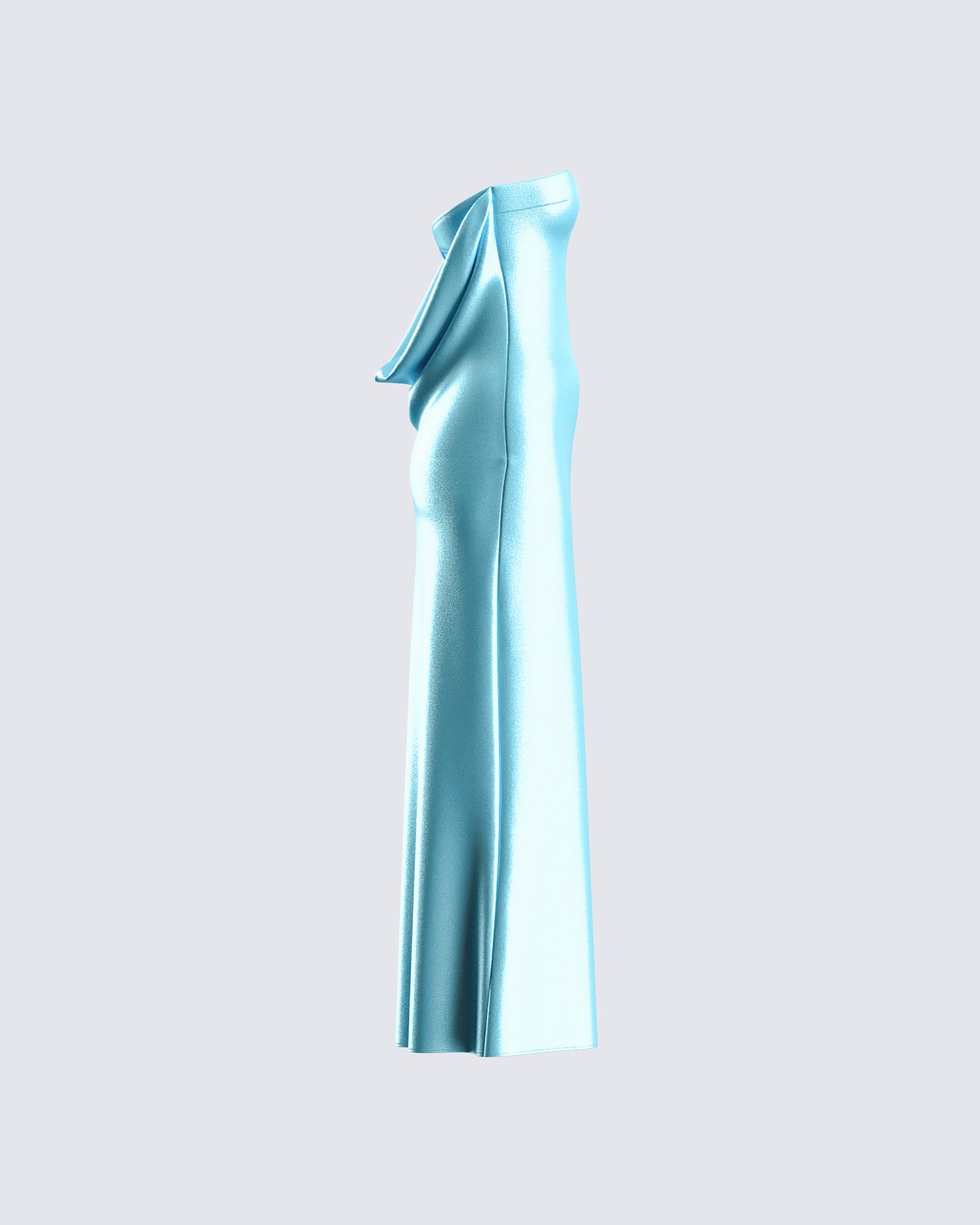 Jayden Aqua Strapless Dress