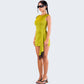 Rebecca Green Jersey Mini Dress