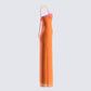 Ayesha Orange Mesh Maxi Dress