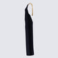 Kippa Black Asymmetrical Chain Gown