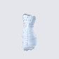 Clarisse Baby Blue Hand Beaded Rhinestone Dress