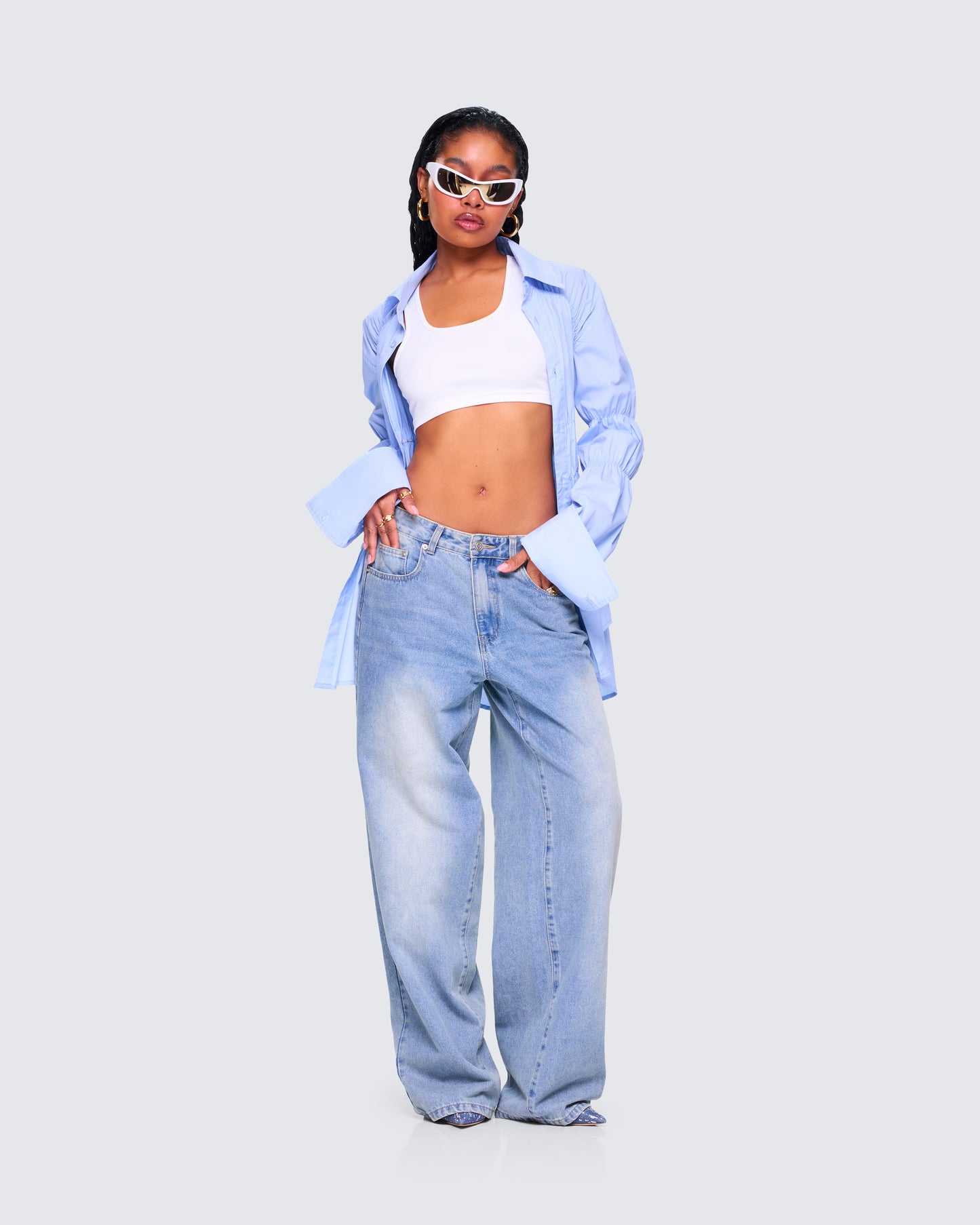 Reina Denim Set