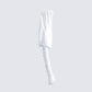 Alexa White Gauze Hooded Shrug