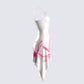 Luisa Pink Print Mini Dress