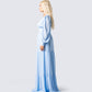 Louise Baby Blue Tiered Maxi Dress