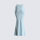 Erika Blue Maxi Skirt