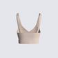 Elsie Taupe Ribbed Bralette