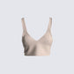 Elsie Taupe Ribbed Bralette