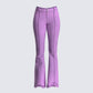 Janice Pink Mid Rise Flared Jean 3d product front
