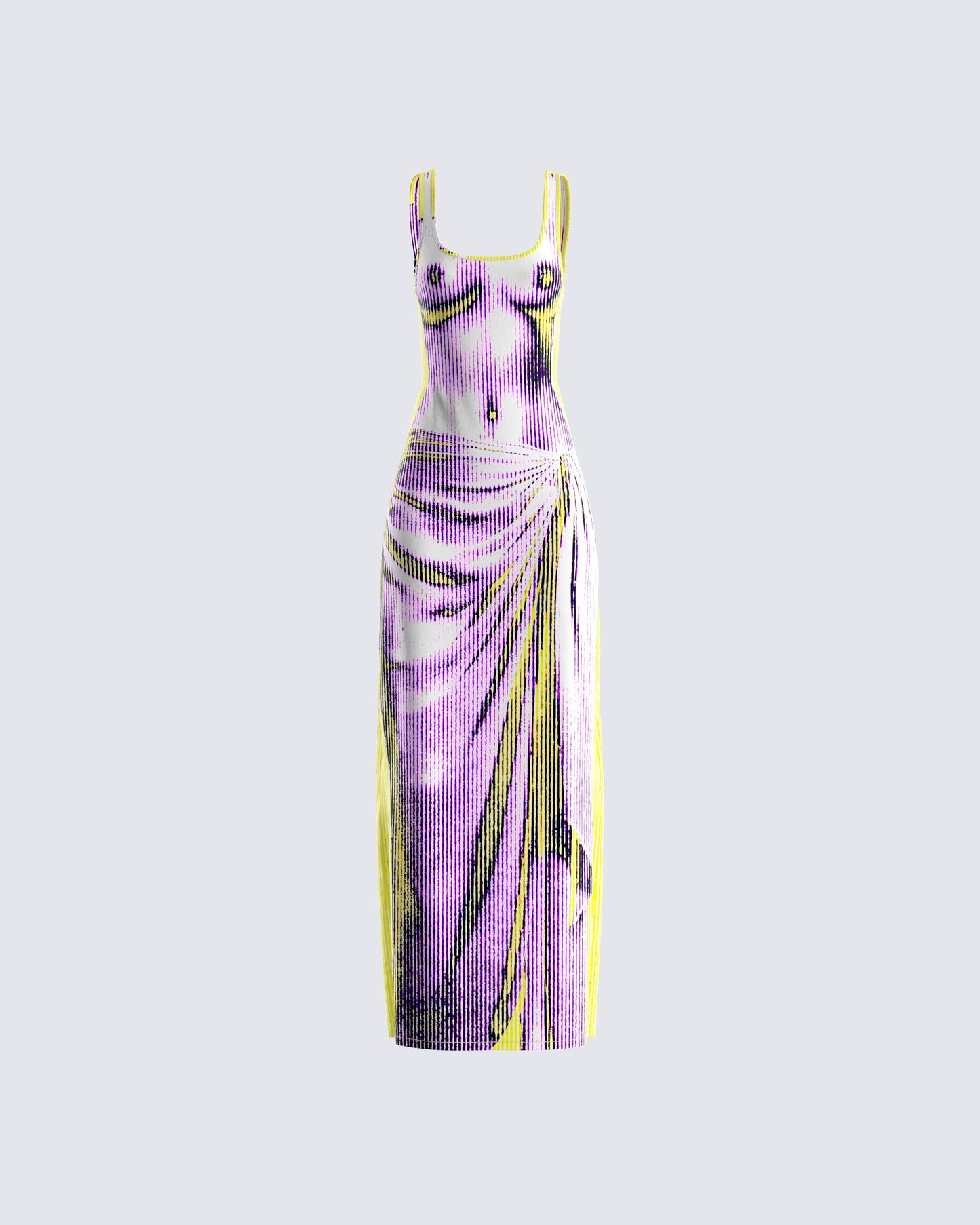 Mirabel Body Print Maxi Dress 3d product front