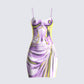 Phoebe Body Print Mini Dress 3d product front