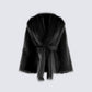 Victoria Black Fur Coat product front