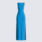 Jenara Navy Maxi Dress 3d product front