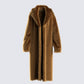 Parker Camel Vegan Fur Coat product front