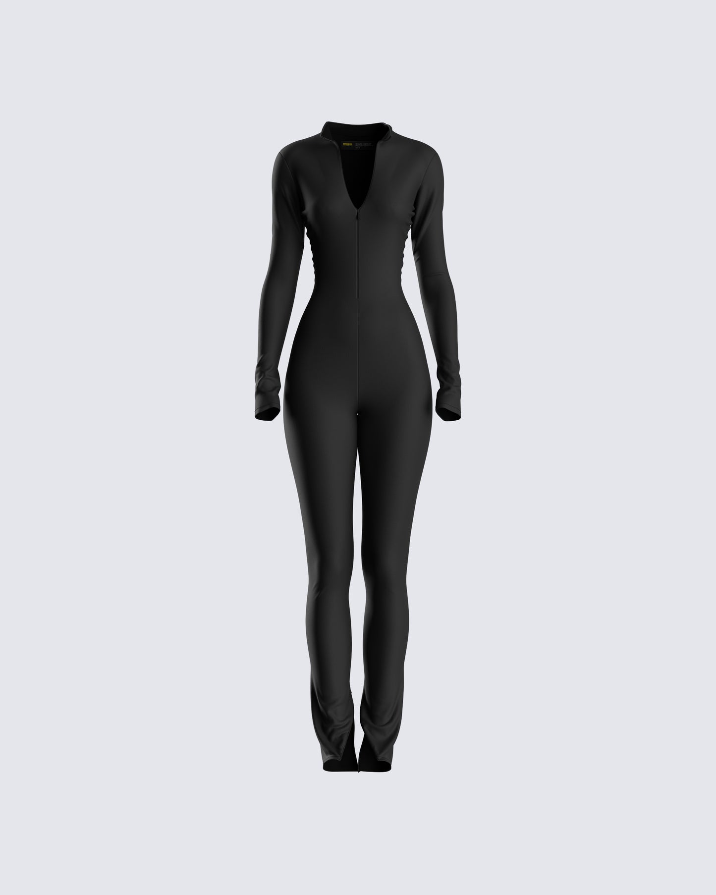 Brianna Black Zip Up Jumpsuit product front