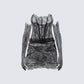 Devyn Black Lace Dress & Gloves 3d product front