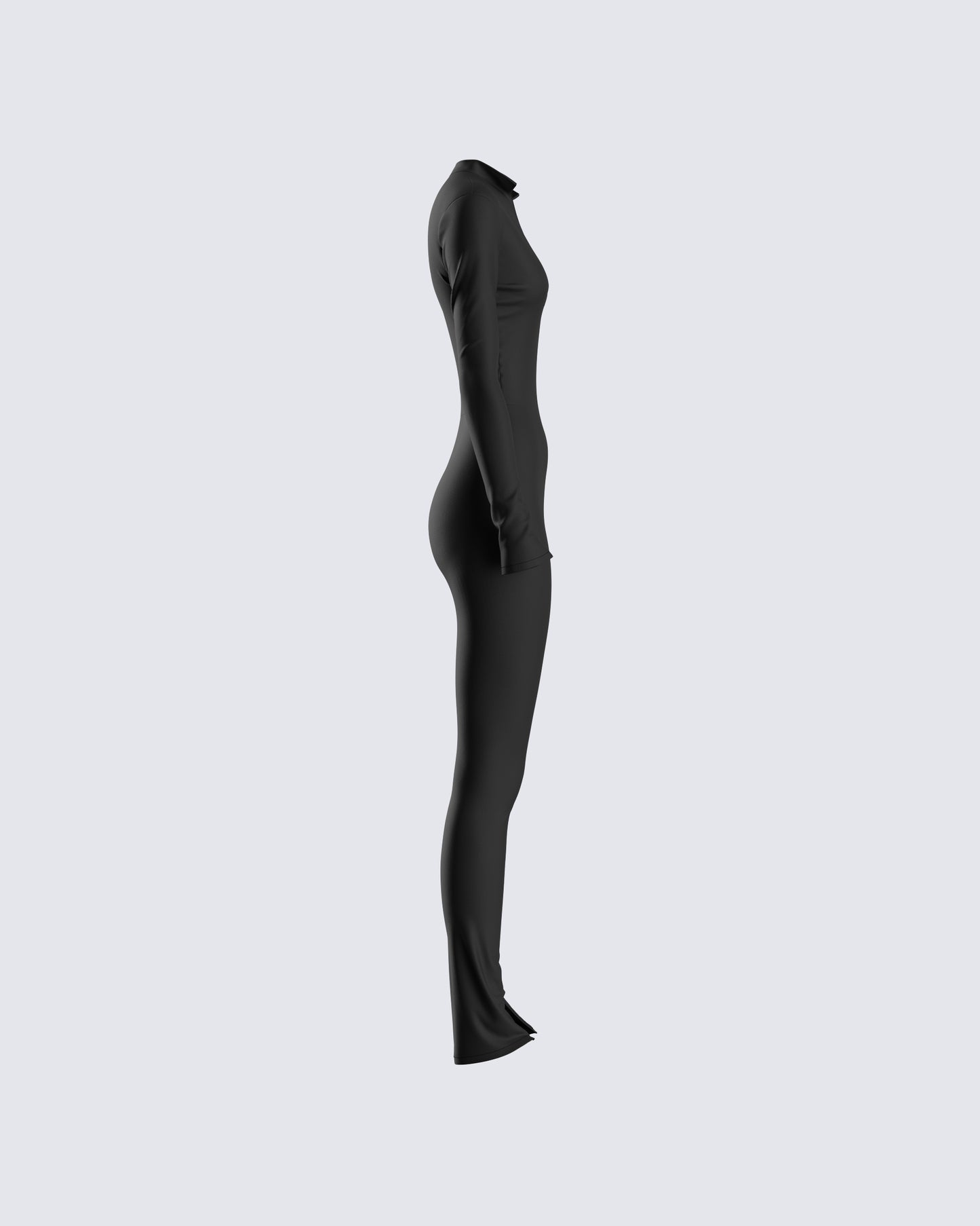 Brianna Black Zip Up Jumpsuit