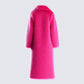 Corinne Hot Pink Vegan Fur Coat