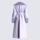 Anika Lavender Vegan Fur Trim Coat