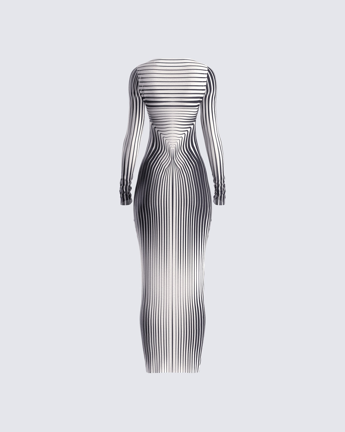 Artina Multi Illusion Print Dress